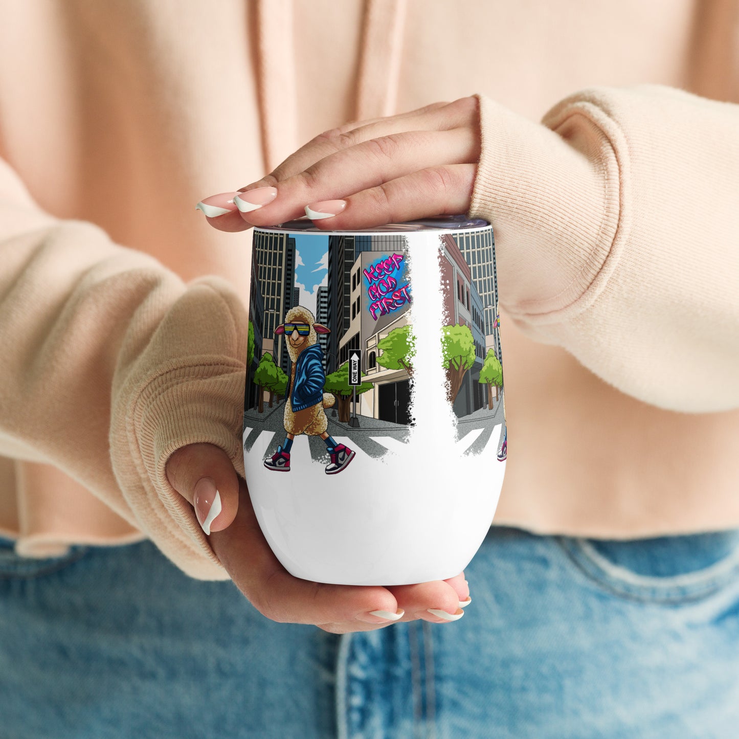 Faith-based Strut Your Style, No Matter The Herd Tumbler