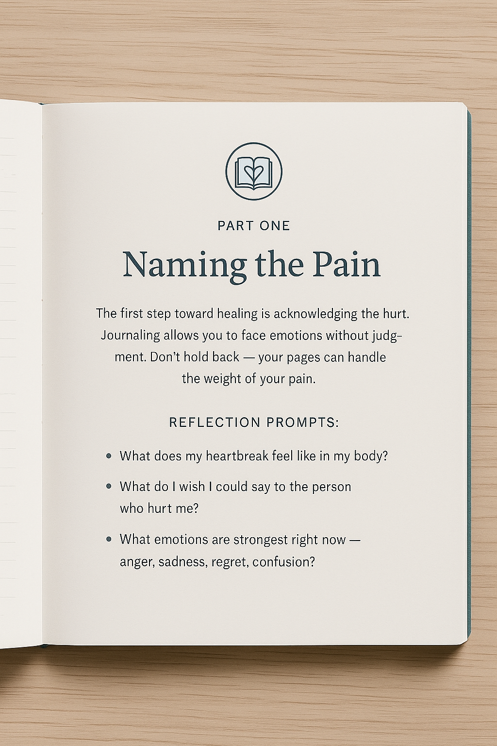 Journaling Through the Heartbreak E-book