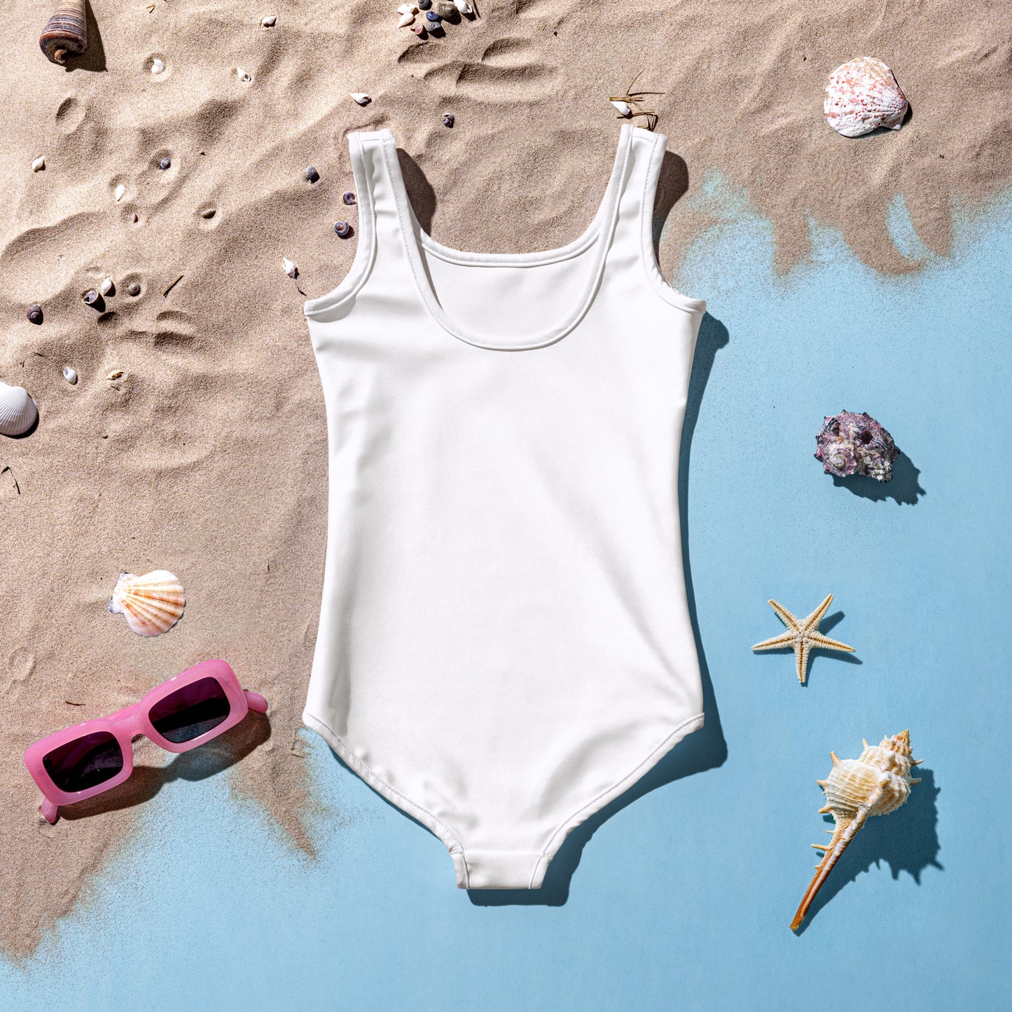 Playful Youth Swimsuit Inspirational Colorful Girl's Swimsuit Pattern Swimsuit Retro Swimsuit One Piece Bathing Suit Girl's Bold Swimsuit Game Like Swim