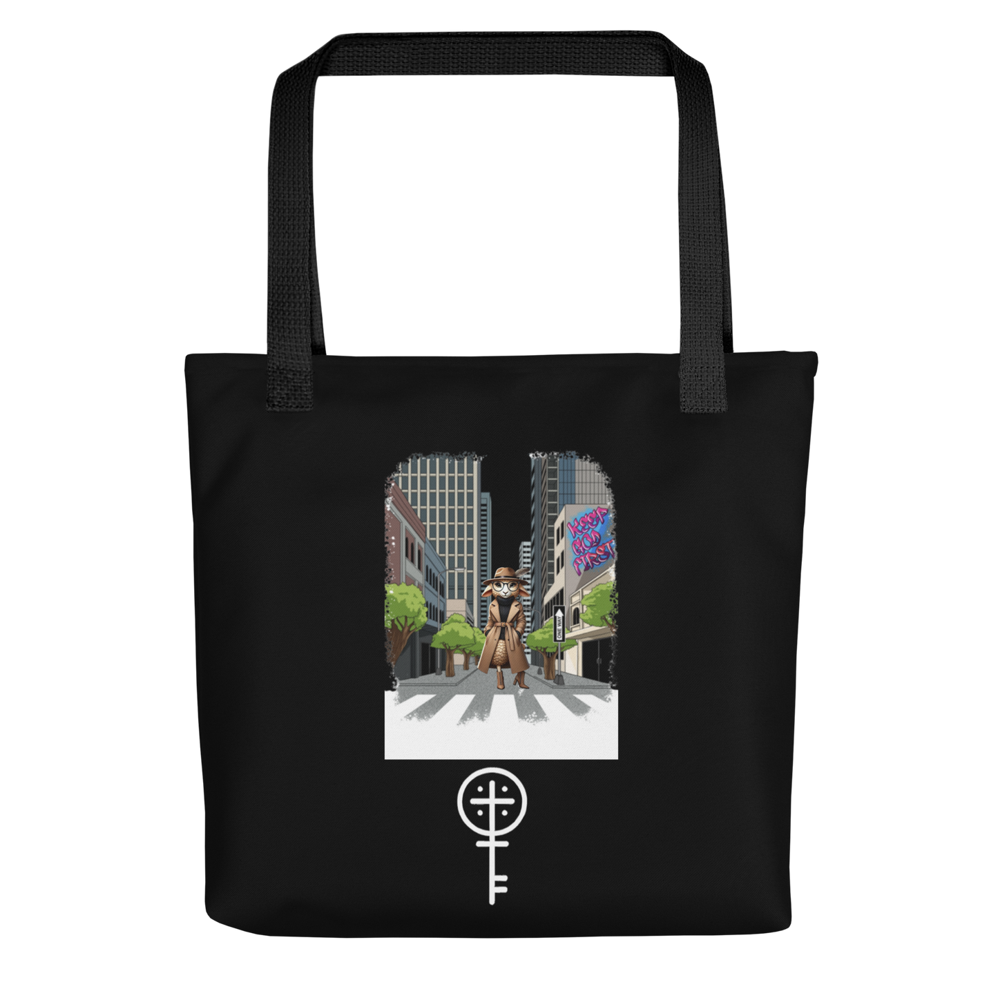 “KGF Key” Tote Bag – Christian Streetwear Canvas Bag